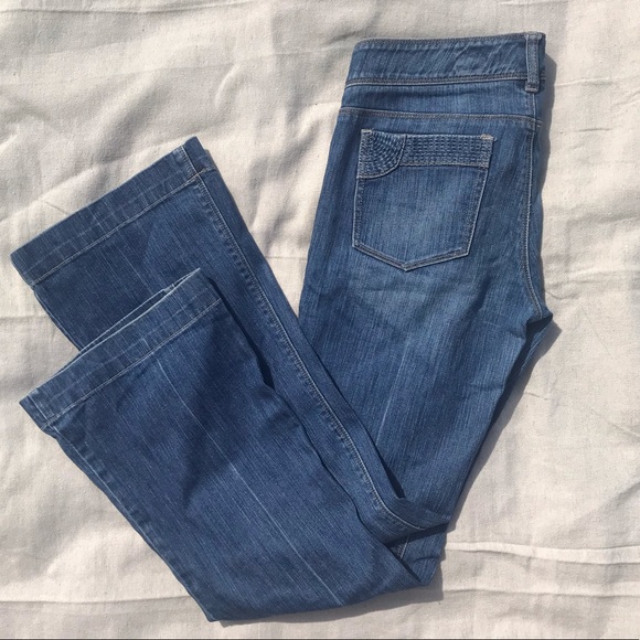 noir Denim - Noir jeans bell bottom jeans size 4 light wash